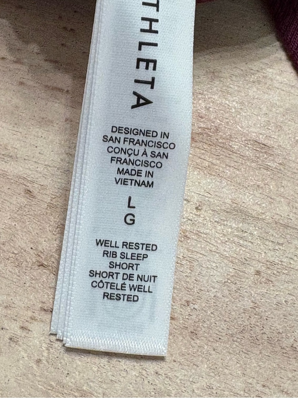 ATHLETA Well Rested Rib Sleep Shorts Sz L - Picture 6 of 10